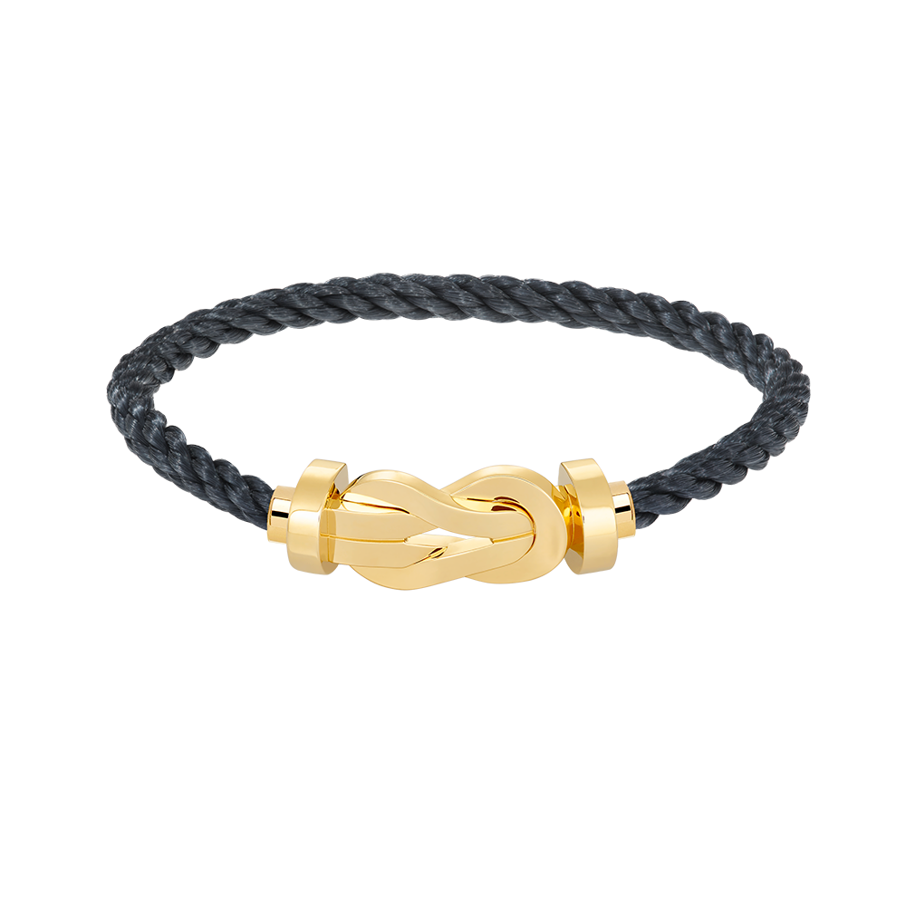 FRED CHANCE LARGE 8 FIGURE BUCKLE NO DIAMOND BRACELET GOLD