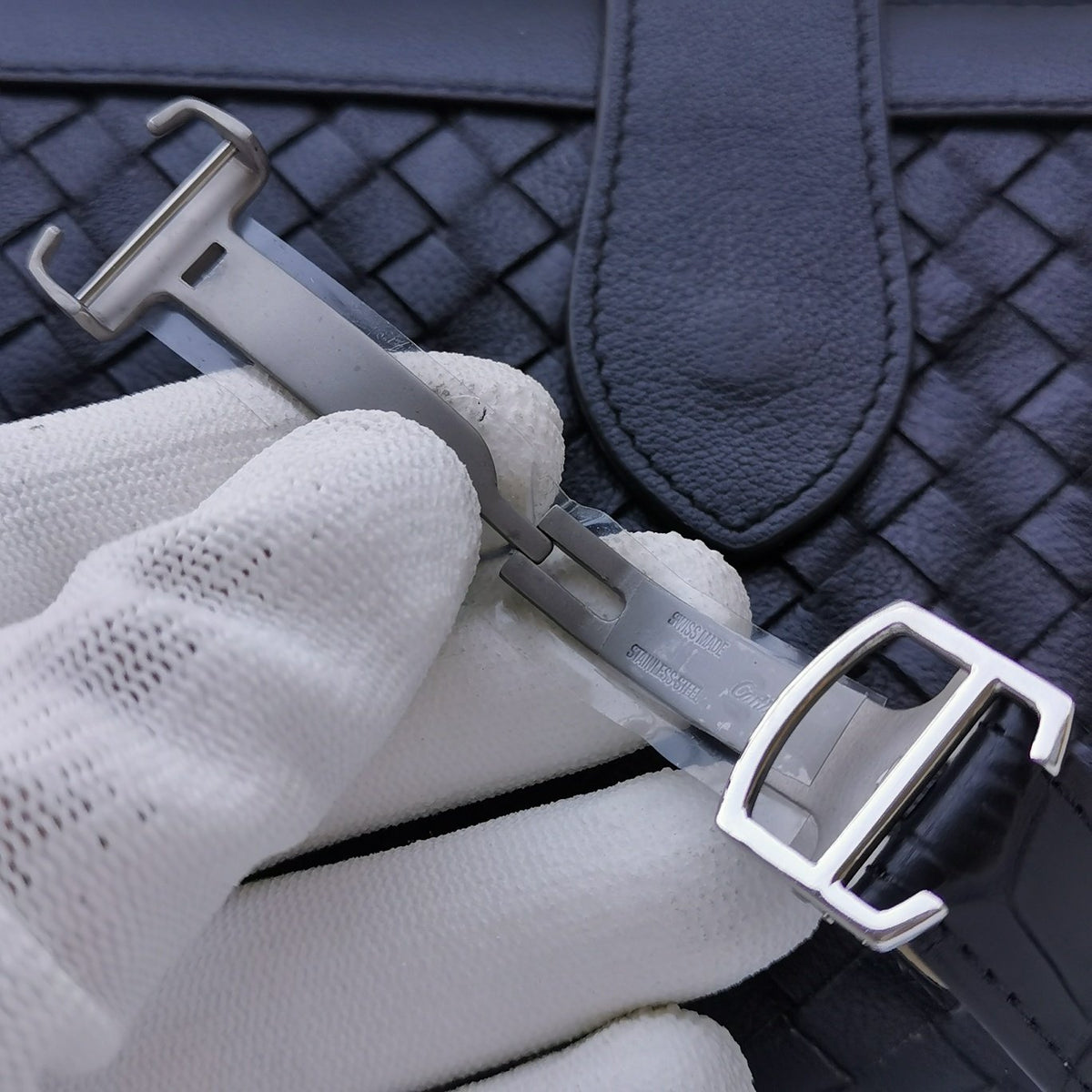 CARTIER TANK MC SECOND TIME STEEL CASE