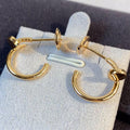 CARTIER JUSTE EARRINGS PINK GOLD