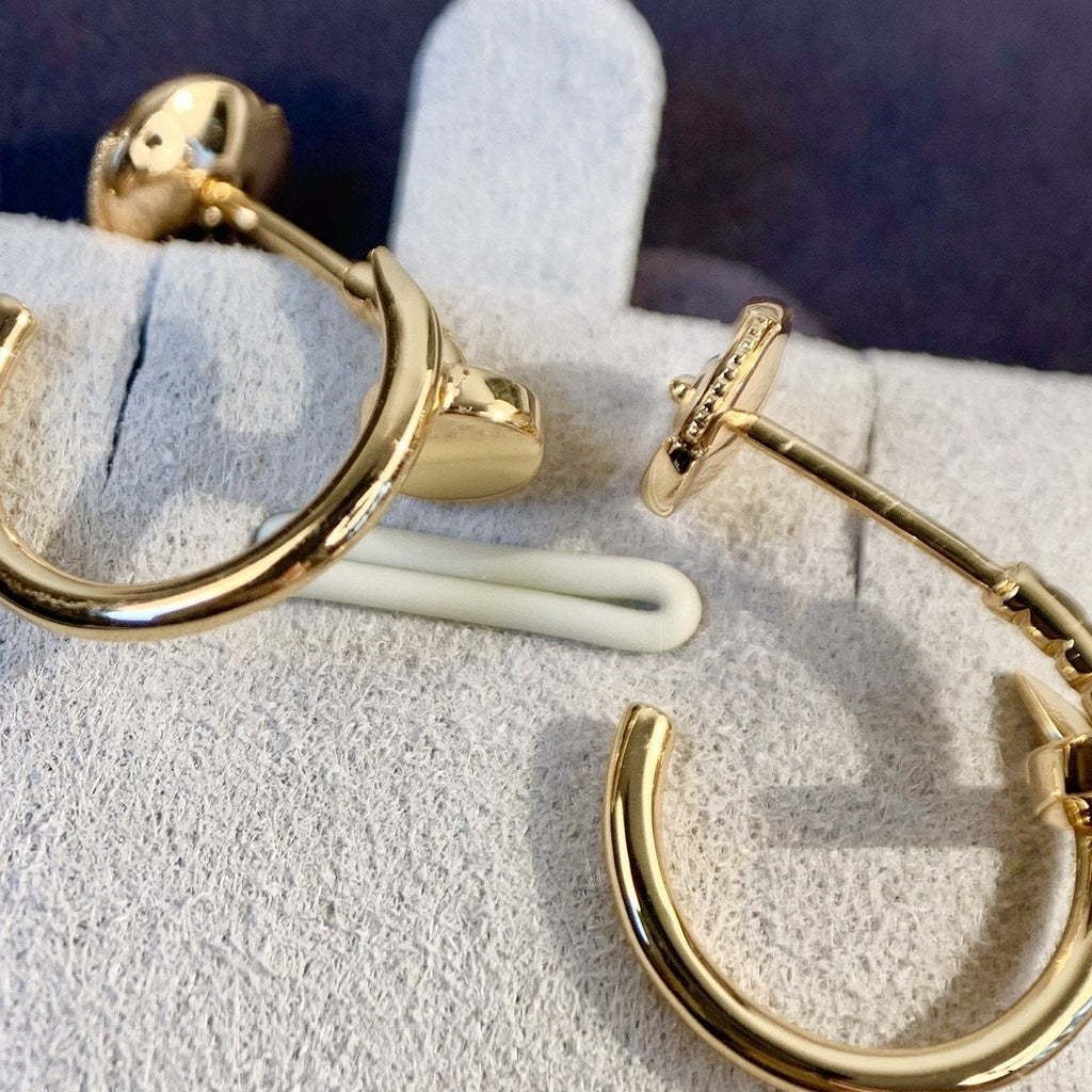 CARTIER JUSTE EARRINGS PINK GOLD