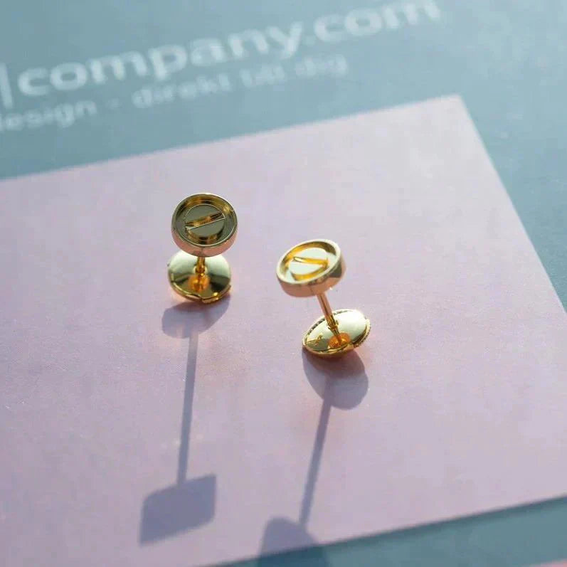 CARTIER LOVE EARRINGS GOLD 10MM
