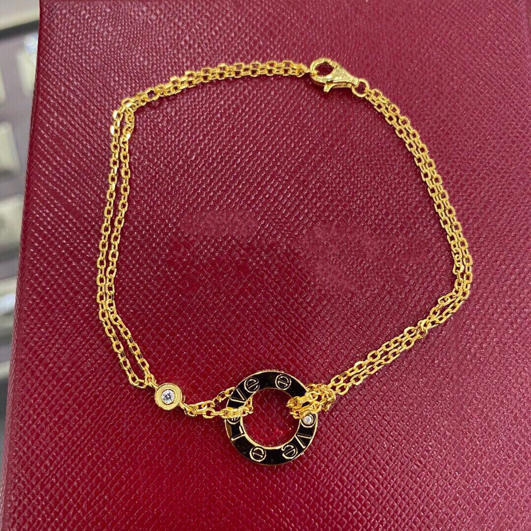 CARTIER LOVE BRACELET 2 DIAMOND