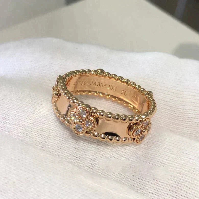 VCA PERLEE DIAMOND RING