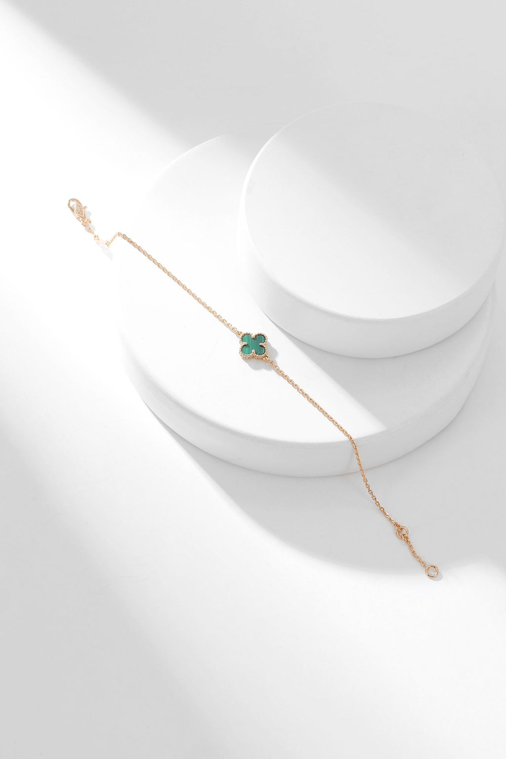 VCA CLOVER BRACELET MALACHITE 1 MOTIF