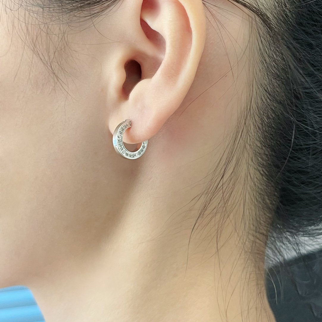 CARTIER LOVE DIAMOND EARRINGS
