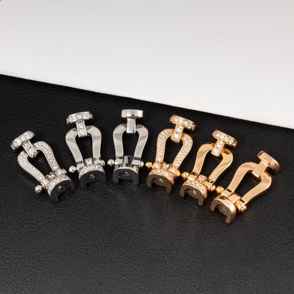 FRED FORCE LARGE HORSESHOE NO DIAMOND BRACELET SILVER