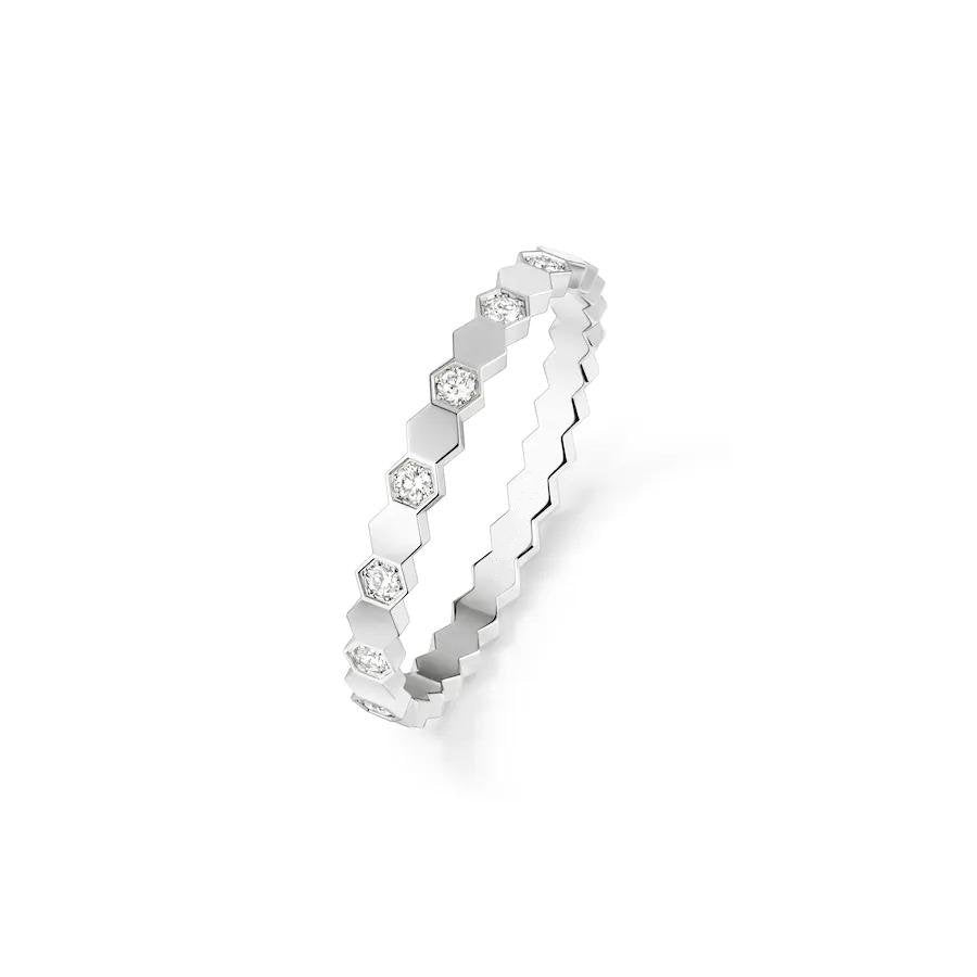 CHAUMET BEE LOVE RING SILVER DIAMOND