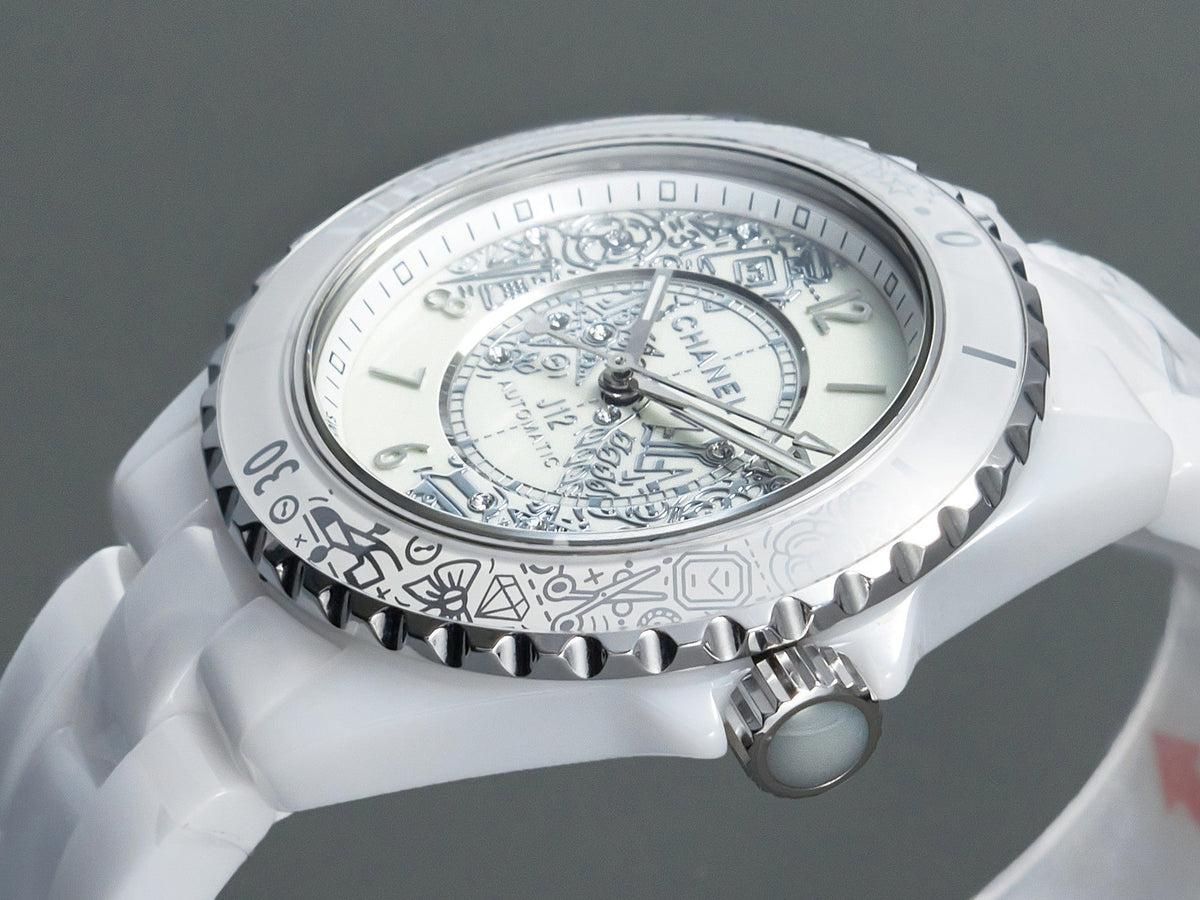 CHANEL J12 38mm Automatic 20Th Anniversary White Ceramic