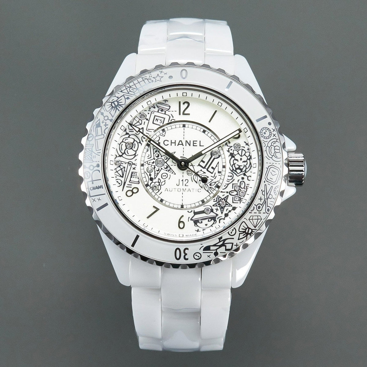 CHANEL J12 38mm Automatic 20Th Anniversary White Ceramic