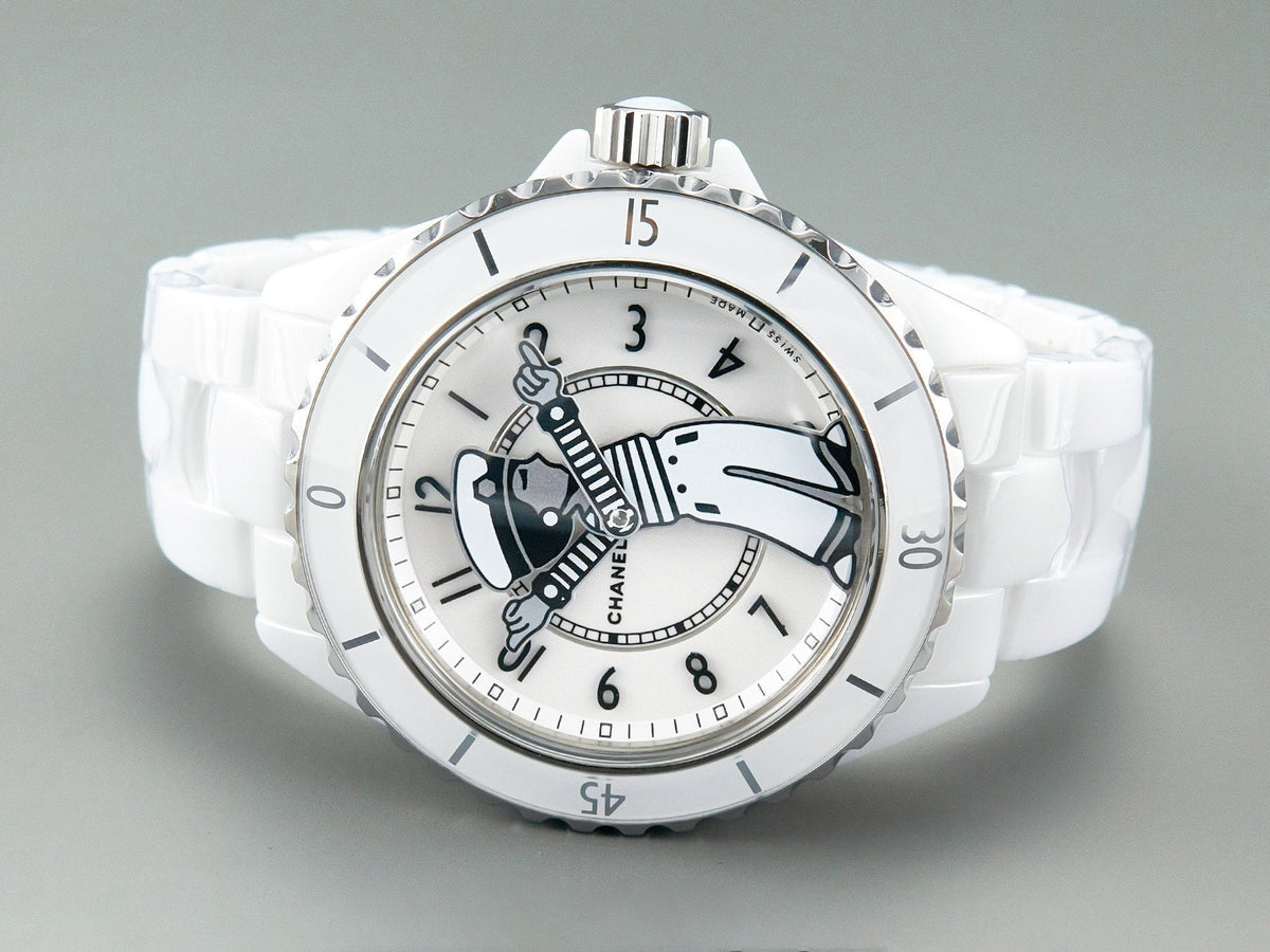 CHANEL J12 38mm Mademoiselle Automatic White Ceramic